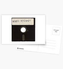 Never Forget Computer Floppy Disks Postcards