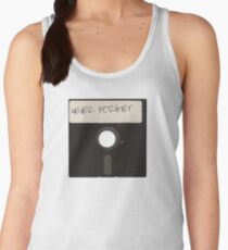 Never Forget Computer Floppy Disks Women's Tank Top