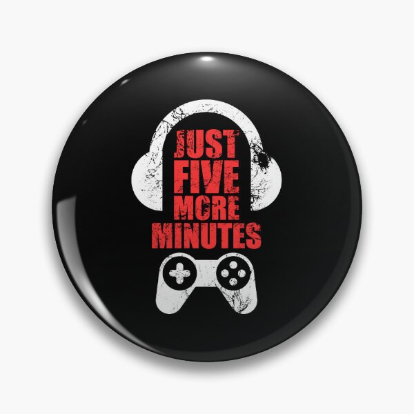 Artikelvorschau, Nur noch fünf Minuten Gaming, Gamer-Geschenkidee entworfen und verkauft von FNStuff.