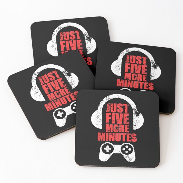 Item preview, Just Five More Minutes Gaming, Gamer Gift Idea designed and sold by FNStuff.