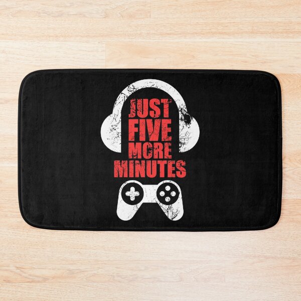 Item preview, Just Five More Minutes Gaming, Gamer Gift Idea designed and sold by FNStuff.