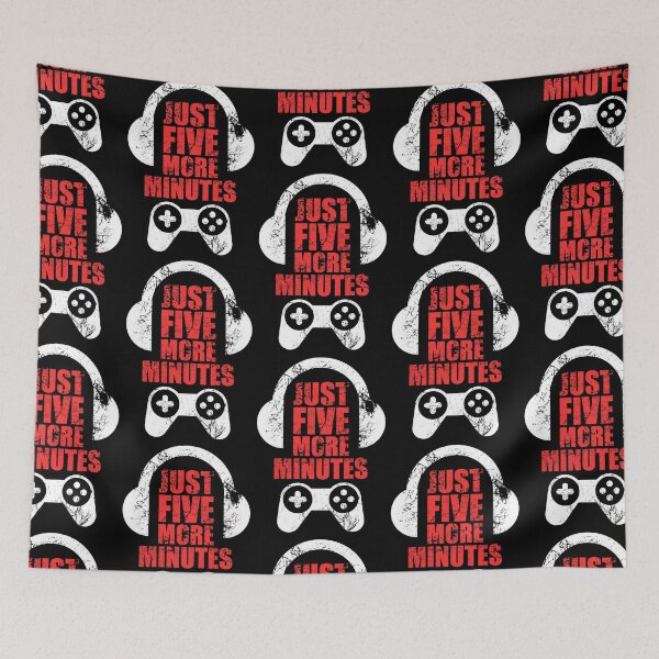 Item preview, Just Five More Minutes Gaming, Gamer Gift Idea designed and sold by FNStuff.