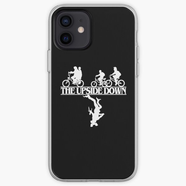 Cosas extrañas La camiseta blanca al revés de Demogorgon Funda blanda para iPhone