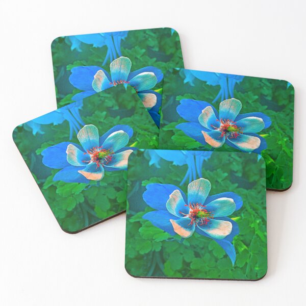 Item preview, Blue- turquuoise Flower by Irito designed and sold by iritof.