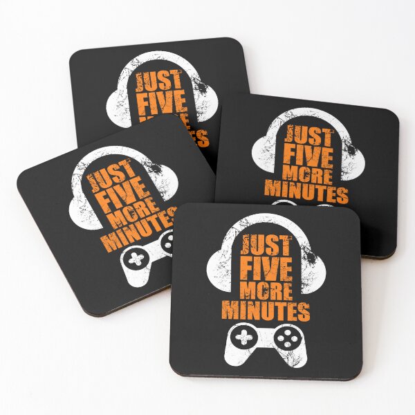 Item preview, Just Five More Minutes Gaming, Gamer Gift Idea designed and sold by FNStuff.