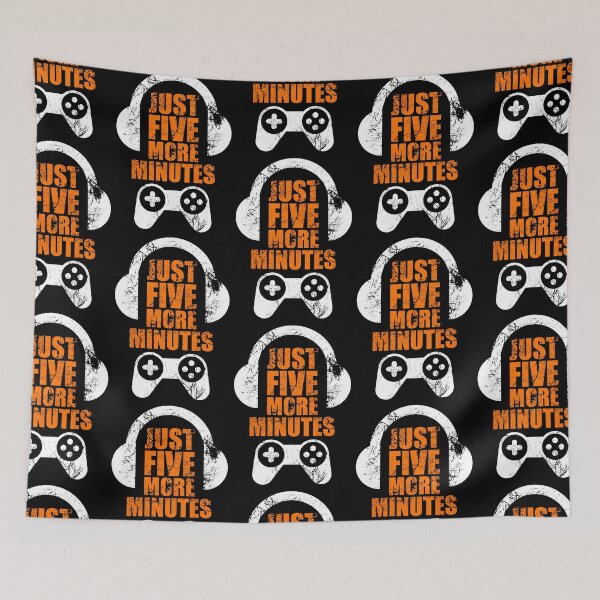 Item preview, Just Five More Minutes Gaming, Gamer Gift Idea designed and sold by FNStuff.