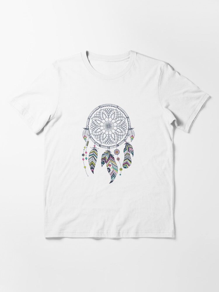 Native Red Indian Wolf White T Shirt Top Tee Design Art -  Sweden