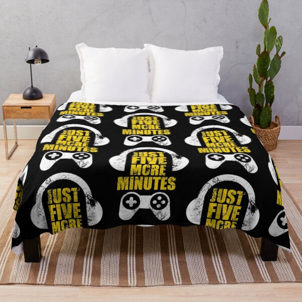 Item preview, Just Five More Minutes Gaming, Gamer Gift Idea designed and sold by FNStuff.