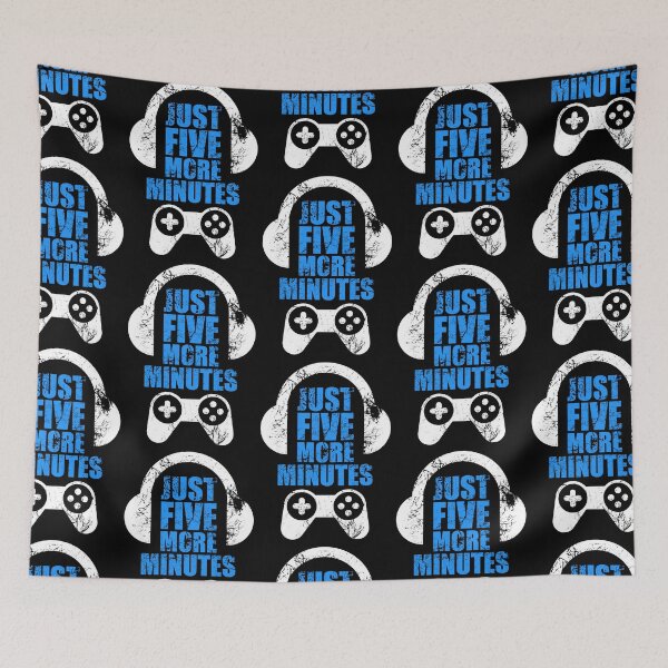 Item preview, Just Five More Minutes Gaming, Gamer Gift Idea designed and sold by FNStuff.