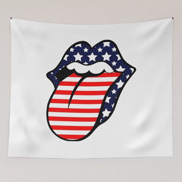 Item preview, Best Seller American Flag Lips designed and sold by rofiahidn.