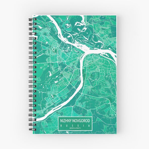 Item preview, Nizhny Novgorod City Map of Russia - Watercolor designed and sold by deMAP.
