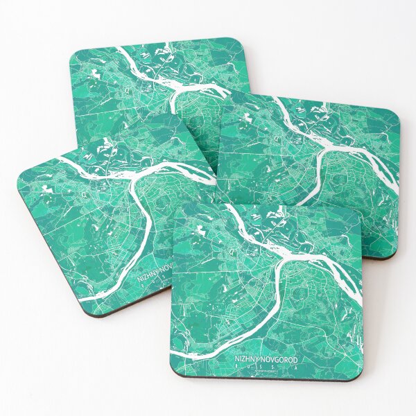 Item preview, Nizhny Novgorod City Map of Russia - Watercolor designed and sold by deMAP.