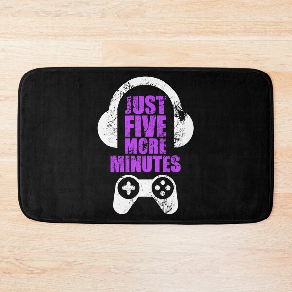 Item preview, Just Five More Minutes Gaming, Gamer Gift Idea designed and sold by FNStuff.