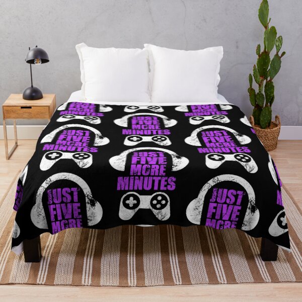 Item preview, Just Five More Minutes Gaming, Gamer Gift Idea designed and sold by FNStuff.