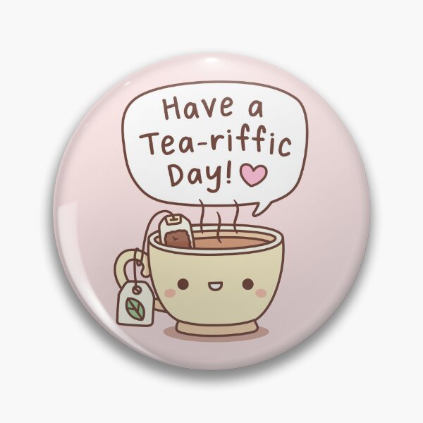 Item preview, Cute Teacup Have A Tea-riffic Day Tea Pun Greeting designed and sold by rustydoodle.