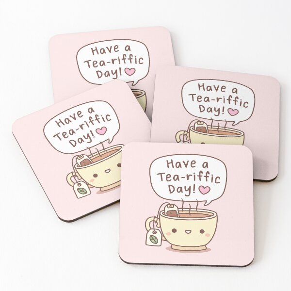Item preview, Cute Teacup Have A Tea-riffic Day Tea Pun Greeting designed and sold by rustydoodle.