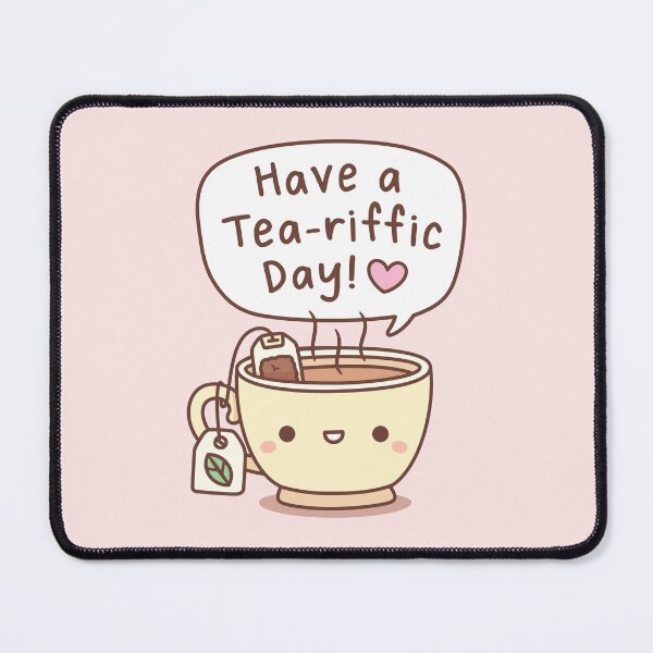 Item preview, Cute Teacup Have A Tea-riffic Day Tea Pun Greeting designed and sold by rustydoodle.
