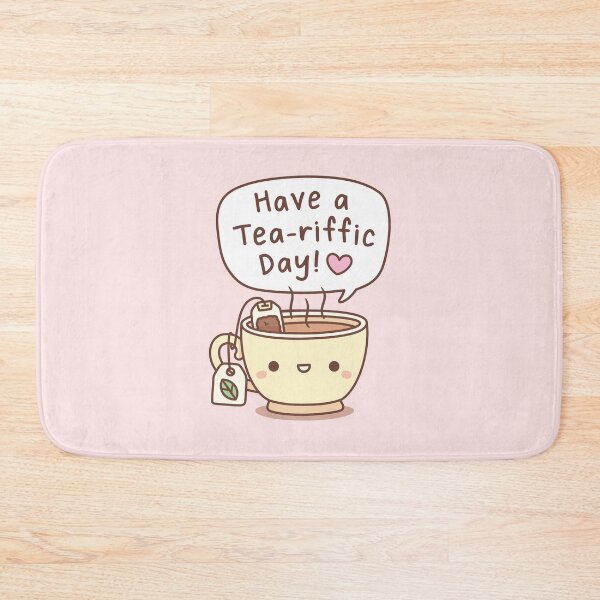 Item preview, Cute Teacup Have A Tea-riffic Day Tea Pun Greeting designed and sold by rustydoodle.