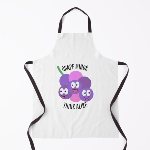 Item preview, Grape Minds Think Alike Fruit Pun Design designed and sold by Eijiverse.