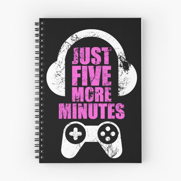 Item preview, Just Five More Minutes Gaming, Gamer Gift Idea designed and sold by FNStuff.