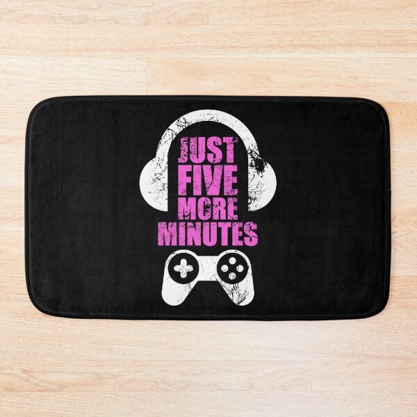 Item preview, Just Five More Minutes Gaming, Gamer Gift Idea designed and sold by FNStuff.