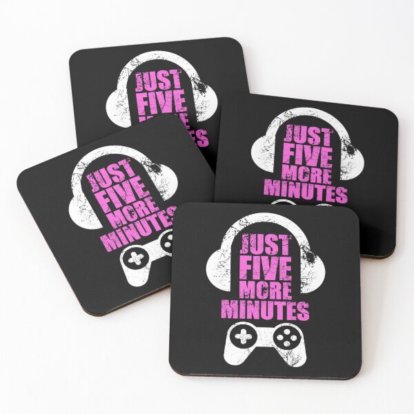 Item preview, Just Five More Minutes Gaming, Gamer Gift Idea designed and sold by FNStuff.