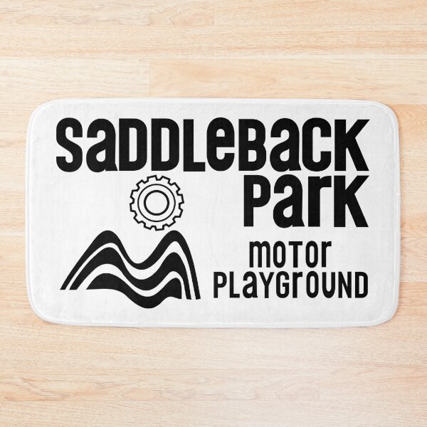 Item preview, Saddleback Park Motor Playground No Border Logo (Black) designed and sold by racerspitstop.
