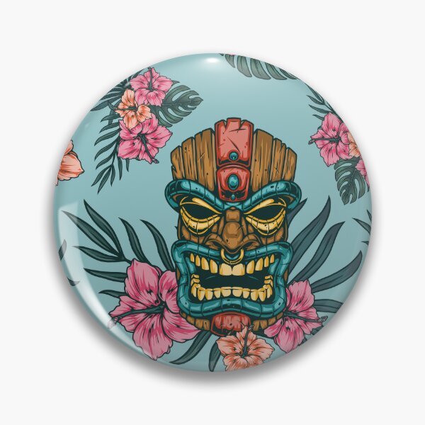 Item preview, Hawaiian Tikki Mask designed and sold by Vector Scout Lab.