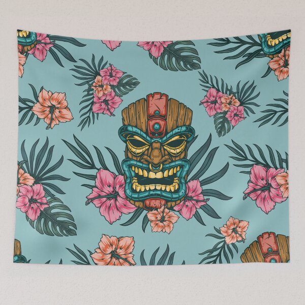Item preview, Hawaiian Tikki Mask designed and sold by Vector Scout Lab.