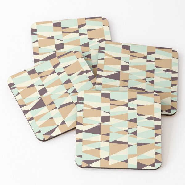 Item preview, Retrotaidetta, Mid-Mod Scattered Color Block Retro Geometric Pattern  designed and sold by BesanoStyle.