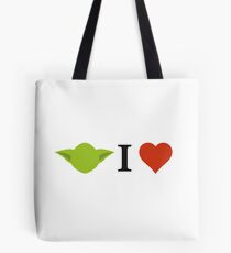 Yoda I Love Tote Bag
