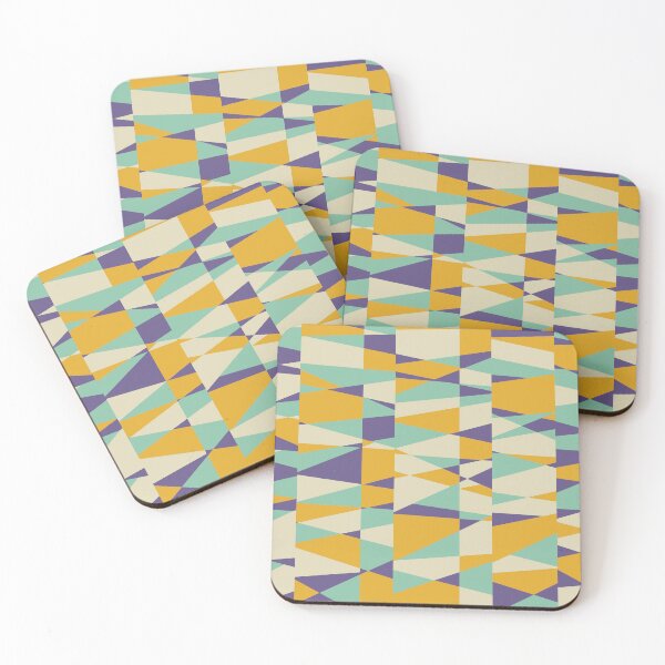 Item preview, Retrotaidetta, Mid-Mod Scattered Color Block Retro Geometric Pattern  designed and sold by BesanoStyle.