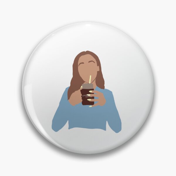 Item preview, Emma Chamberlain sipping coffee designed and sold by Ashley Harrington.