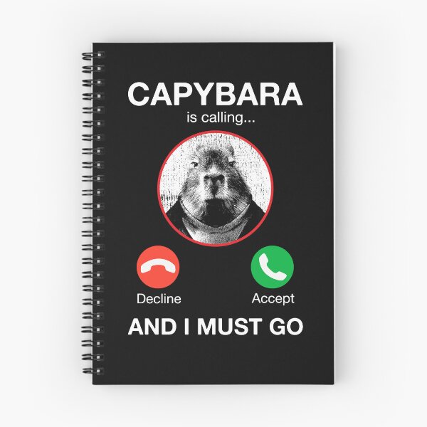 Item preview, Capybara Is Calling And I Must Go Funny Capybara Phone  designed and sold by alenaz.