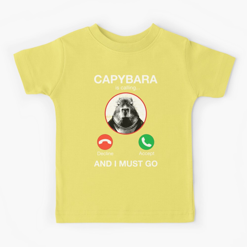 Teeshirtpalace Capybara Is Calling Funny Capibara Rodent Animal Lover Humor Tshirt Tank Top