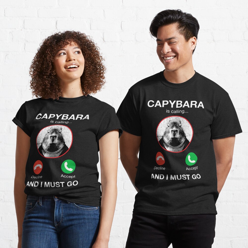 Camiseta Infantil Capivara Capybara Inlove Meme Menino