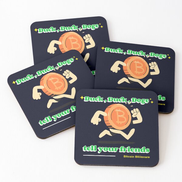 Item preview,  Funny bitcoin running Duck, Duck, Doge - Crypto Investing designed and sold by BearMrktGenius.