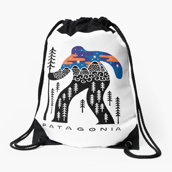 north face string bag