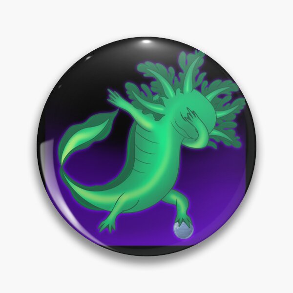 Item preview, GFP Axolotl dab glow  designed and sold by Spherical Effects Shop.