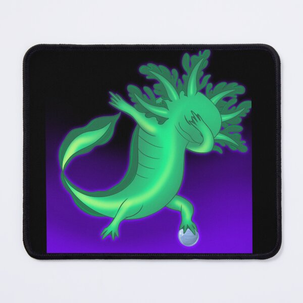 Item preview, GFP Axolotl dab glow  designed and sold by Spherical Effects Shop.