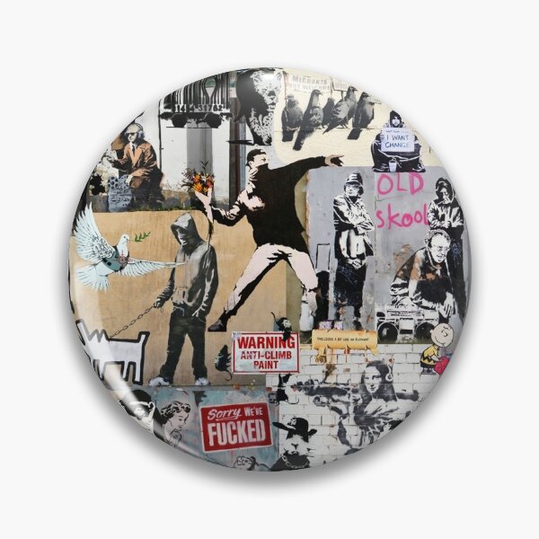 Item preview, Banksy Collage designed and sold by dolatepo.