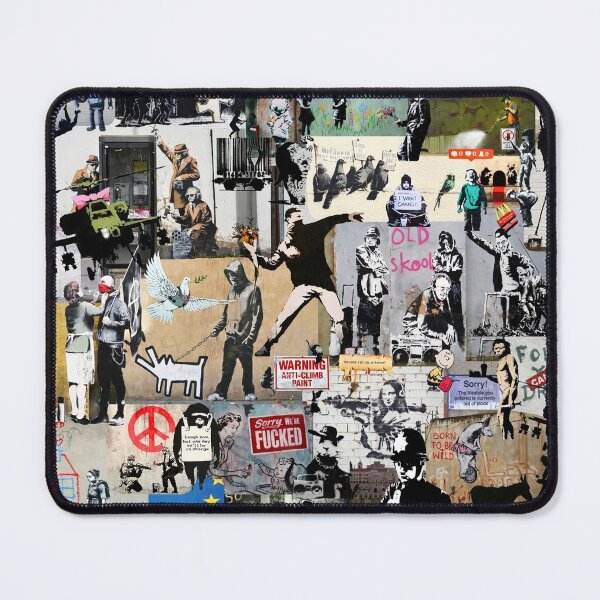 Item preview, Banksy Collage designed and sold by dolatepo.