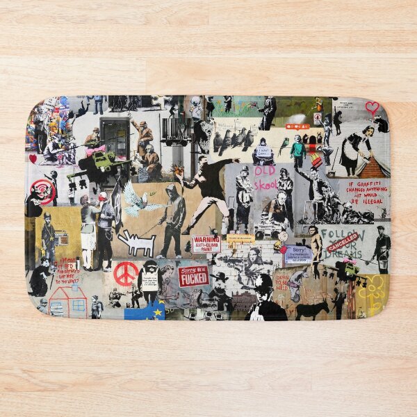 Item preview, Banksy Collage designed and sold by dolatepo.