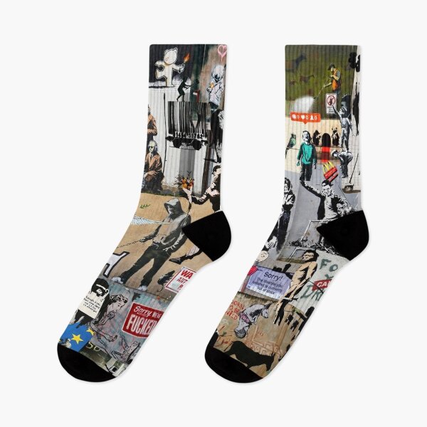Item preview, Banksy Collage designed and sold by dolatepo.