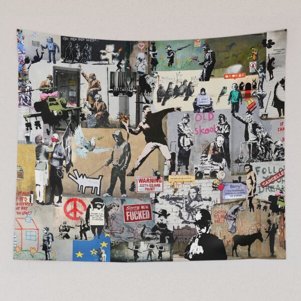 Item preview, Banksy Collage designed and sold by dolatepo.