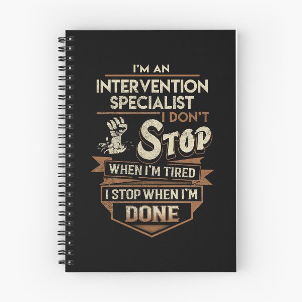 Item preview, Intervention Specialist T Shirt - I Stop When Done Job Gift Item Tee designed and sold by paneczkopat.