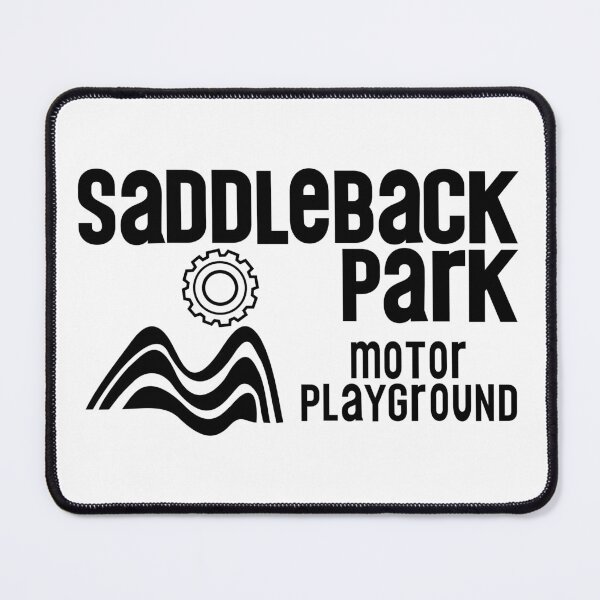 Item preview, Saddleback Park Motor Playground No Border Logo (Black) designed and sold by racerspitstop.