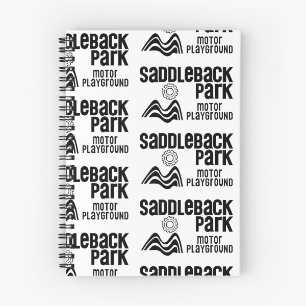 Item preview, Saddleback Park Motor Playground No Border Logo (Black) designed and sold by racerspitstop.