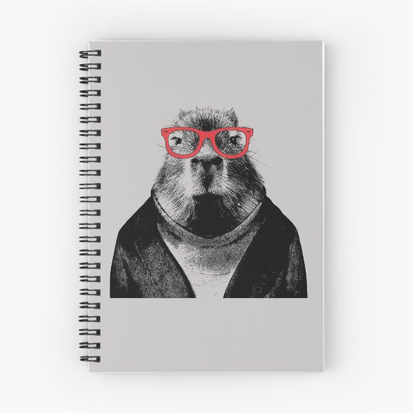 Item preview, Funny Capybara Portrait Red Glasses Cute Rodent  designed and sold by alenaz.
