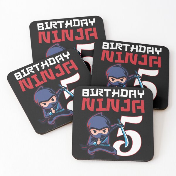 Item preview, Kids 5th Birthday Ninja I'm 5 Years old Shirt designed and sold by PuPPuB.